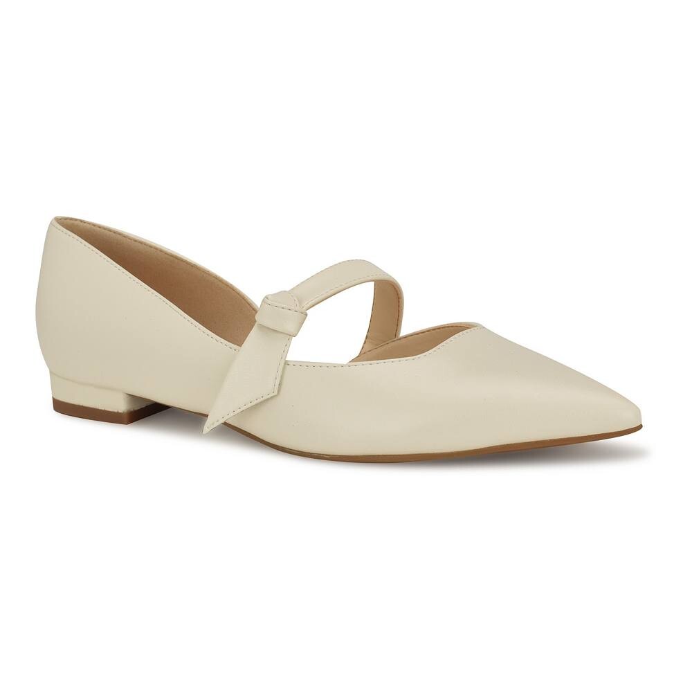 Женские туфли без шнуровки Nine West Leeza с острым носком, цвет Cream