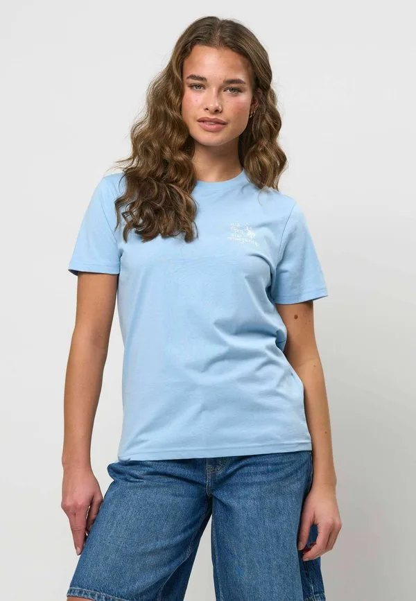 Футболка с принтом uwmisty U.S. Polo Assn., Cerulean — фото 3