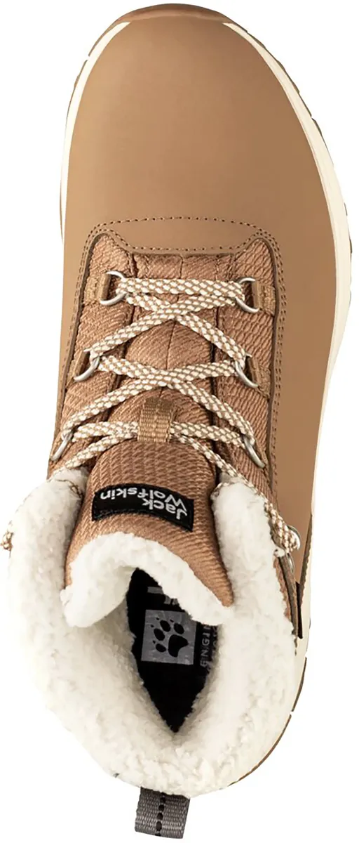 Зимние уличные ботинки Jack Wolfskin "EVERQUEST TEXAPORE MID W", водонепроницаемые и согревающие, цвет Sand — фото 4