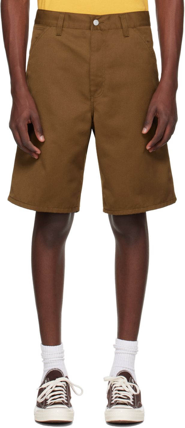 

Коричневые простые шорты Carhartt Work In Progress