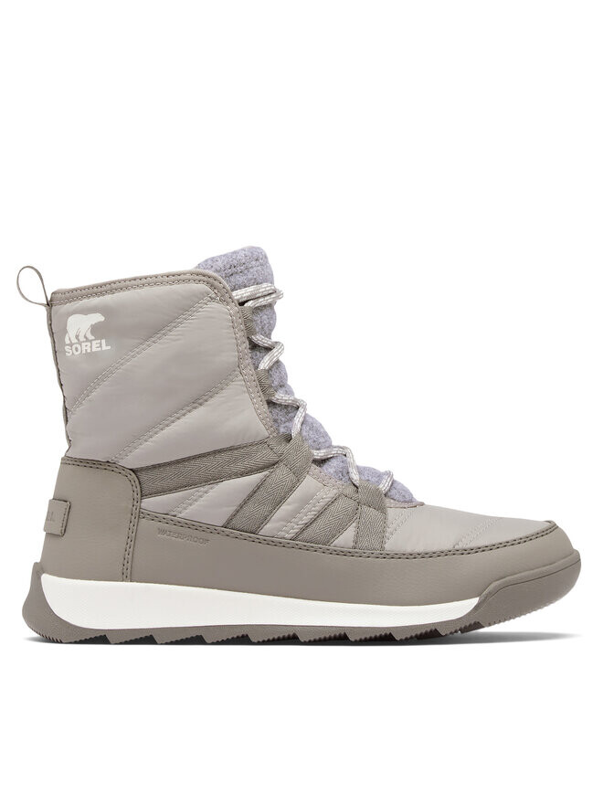 Зимние ботинки Sorel Whitney II со шнуровкой и логотипом, серый