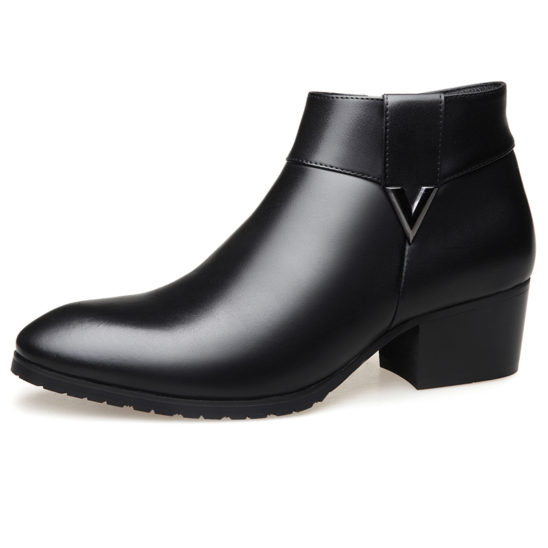 

Черные мужские ботинки LUOMAIKE, Черный, Черные мужские ботинки LUOMAIKE