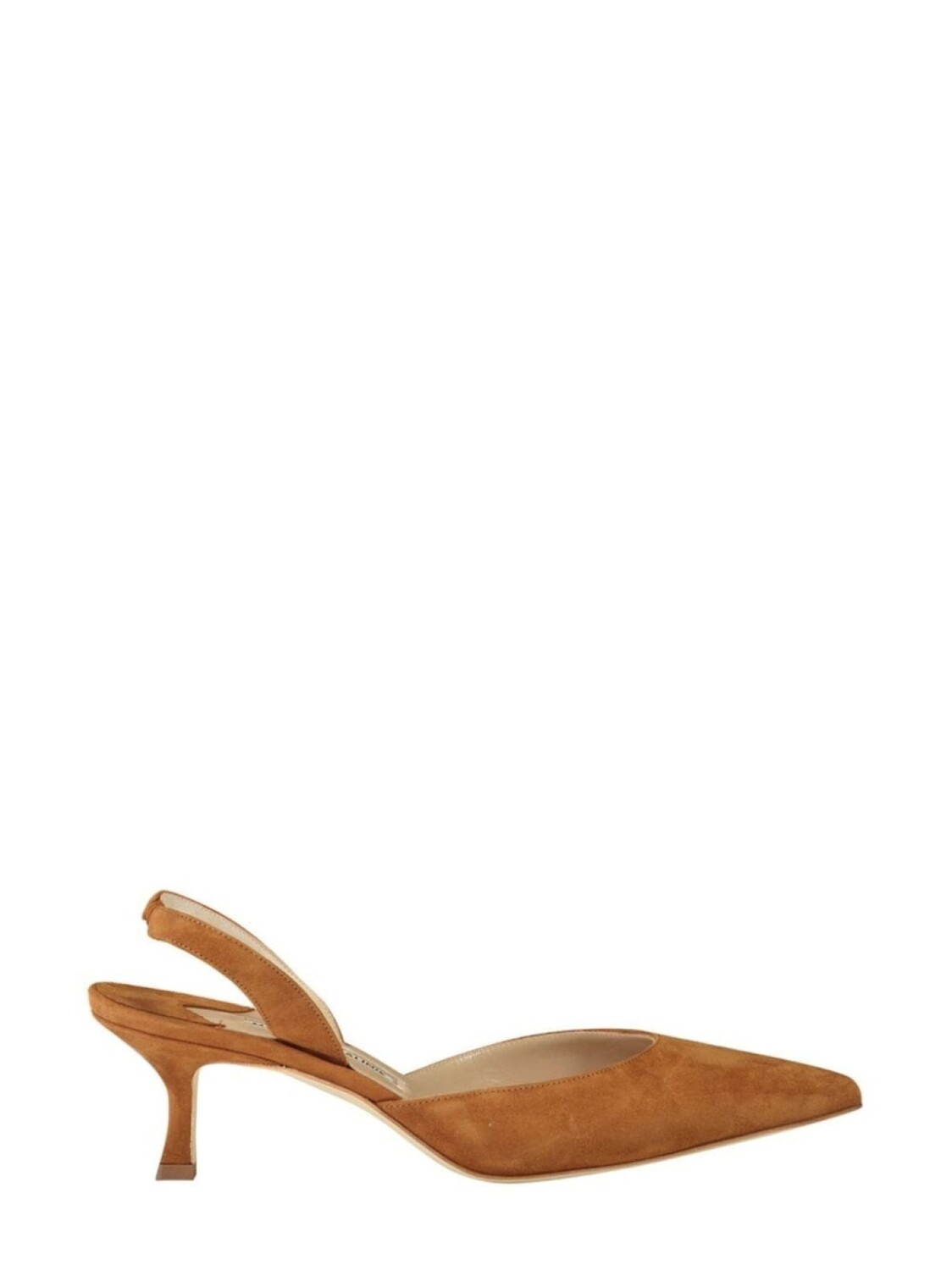 Manolo Blahnik 50-мм туфли Carolyne, коричневый