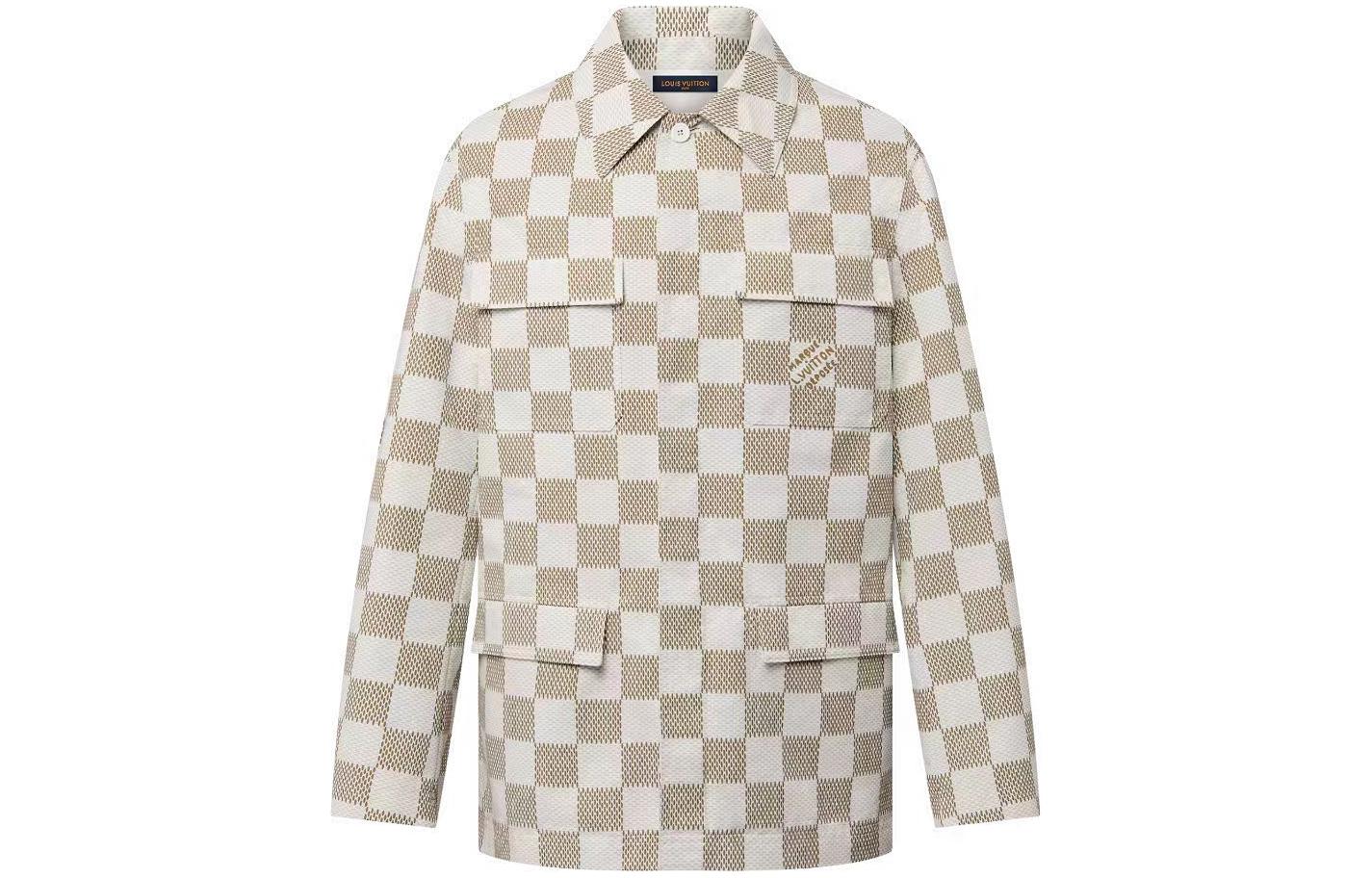 

LOUIS VUITTON SS24 Куртка мужская цвета слоновой кости, Бежевый, LOUIS VUITTON SS24 Куртка мужская цвета слоновой кости
