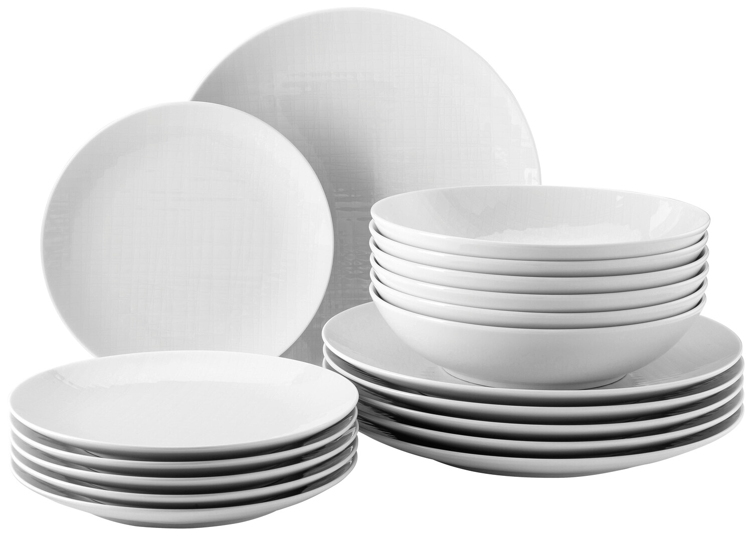

Столичный сервиз сетка 18 предм Rosenthal, белый