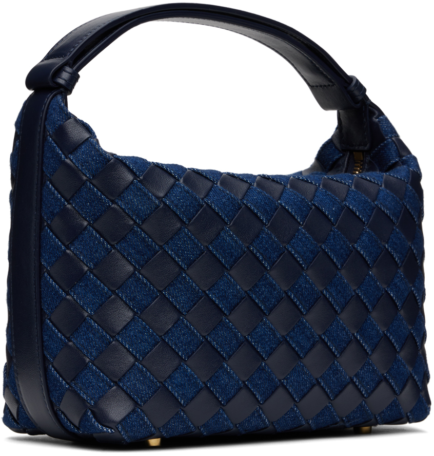Мини-сумка Wallace цвета сине-голубого цвета Bottega Veneta — фото 2