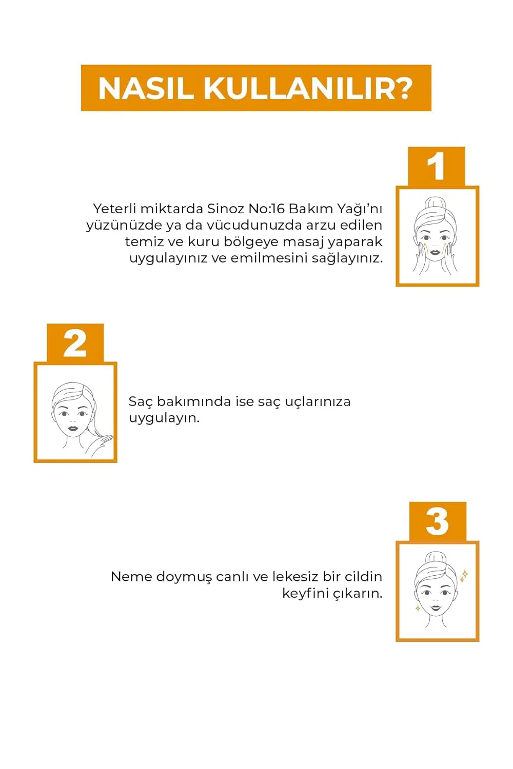 Многофункциональное масло No:16 Miracle Oil для лица, тела и волос от SİNOZ, 100 мл Sinoz — фото 4