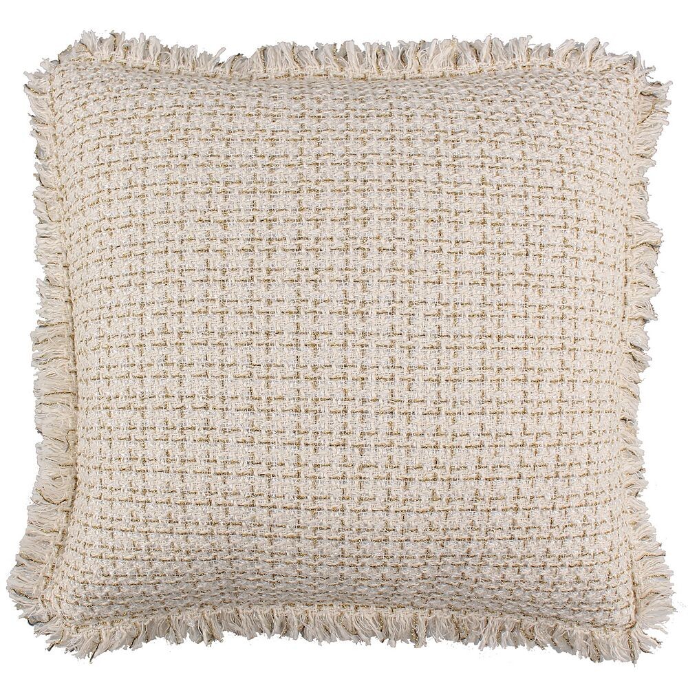 

Levtex Home Cosima Текстурированная подушка с бахромой, бежевый