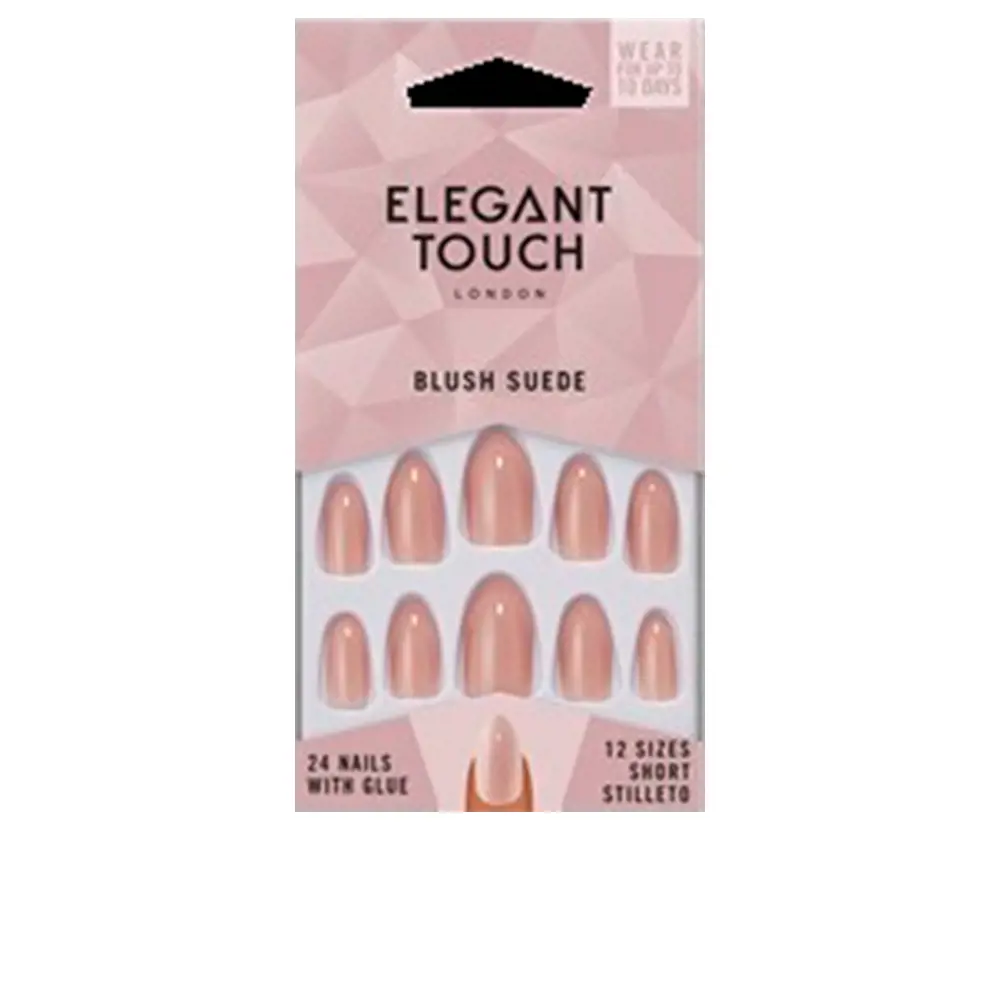 

Накладные ногти Core Colour 24 Nails With Glue Short Stiletto Elegant Touch, 24 шт