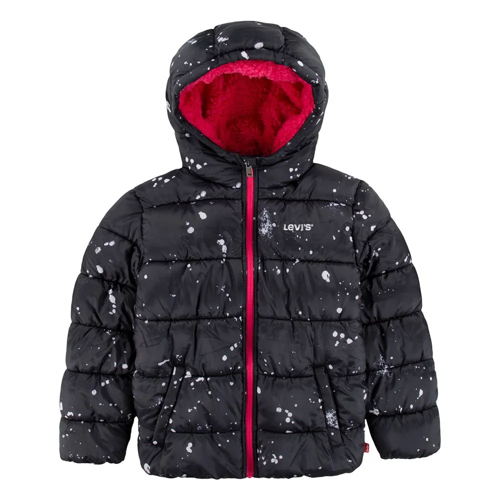 

Куртка Levi's Box Fit Aop Puffer, черный