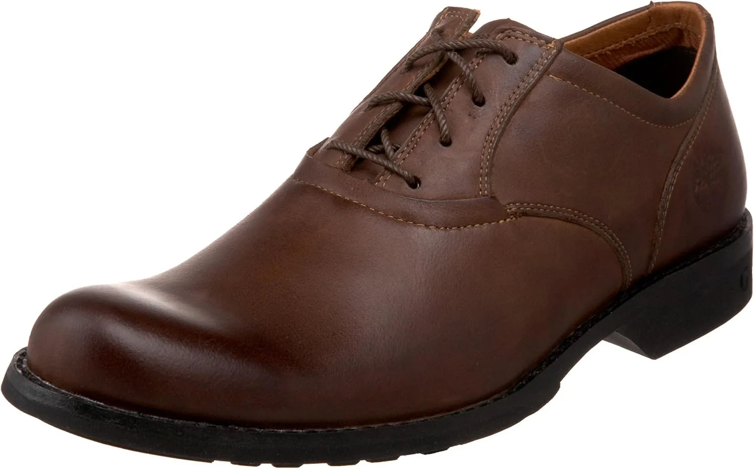 Классические мужские низкие ботинки Timberland Earthkeepers City FTM Plain Toe Oxford 84532, черный/коричневый
