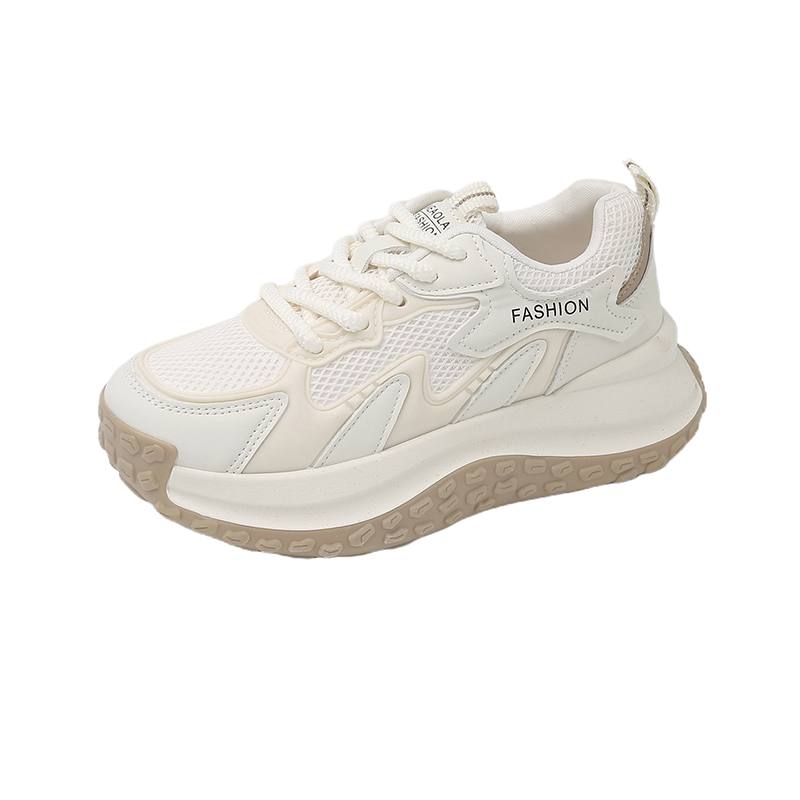 

Износостойкие дышащие легкие амортизирующие детские повседневные кроссовки для подростков Wooden Rabbit, бежевый/хаки