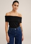 

Футболка с принтом We Fashion, черный