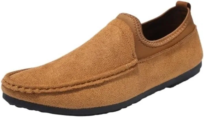 Лоферы замшевые мужские, Brown UOPYNE