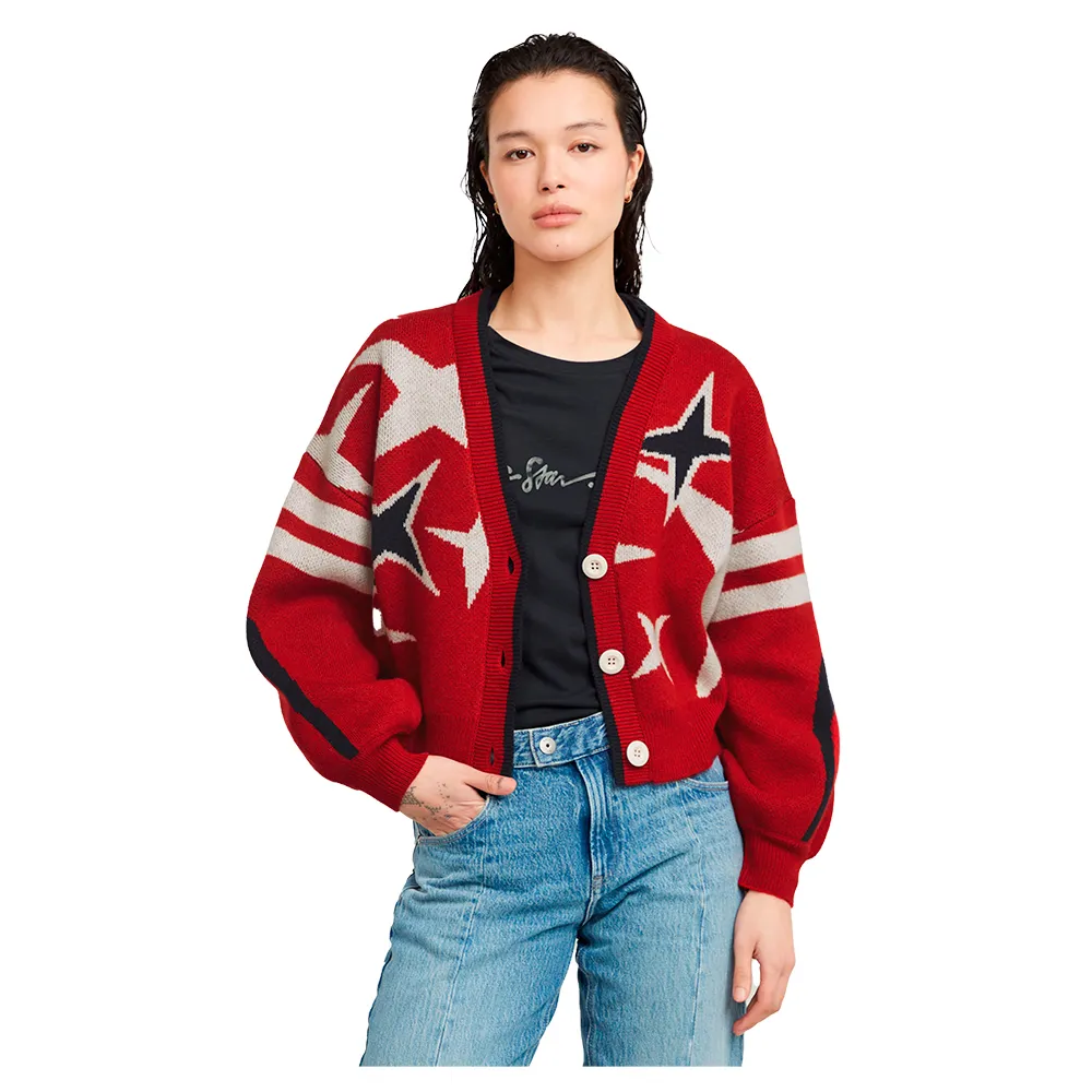 

Свитер G-Star Holiday cardigan, красный