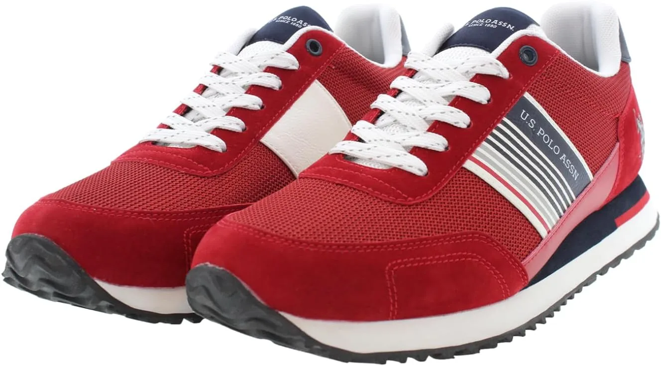 Мужские синтетические кроссовки US Polo Assn. XIRIO009M4MU1 U.S. Polo Assn., красный — фото 3