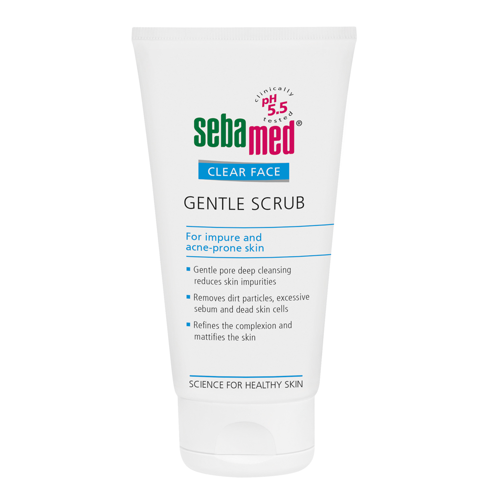 

Нежный скраб для лица clear face gentle scrub Sebamed, 150 мл