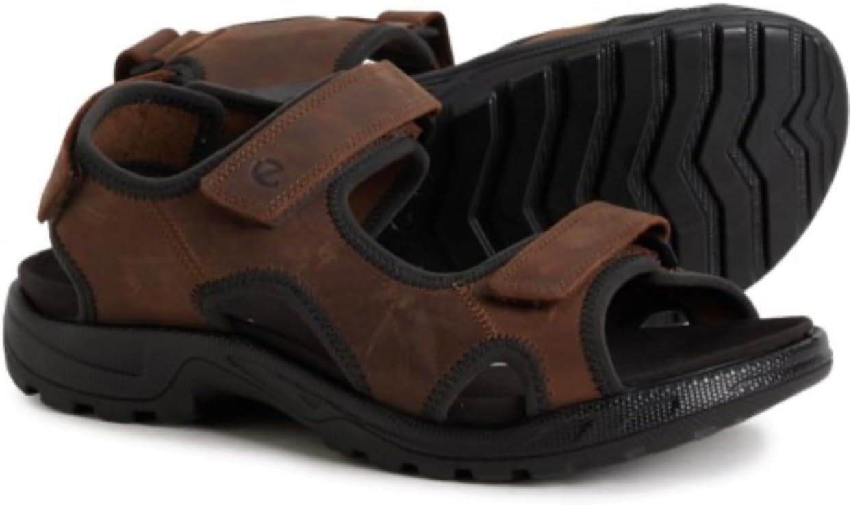 

Мужские сандалии Echo On-Rose, натуральная кожа, для улицы Ecco, Cocoa Brown