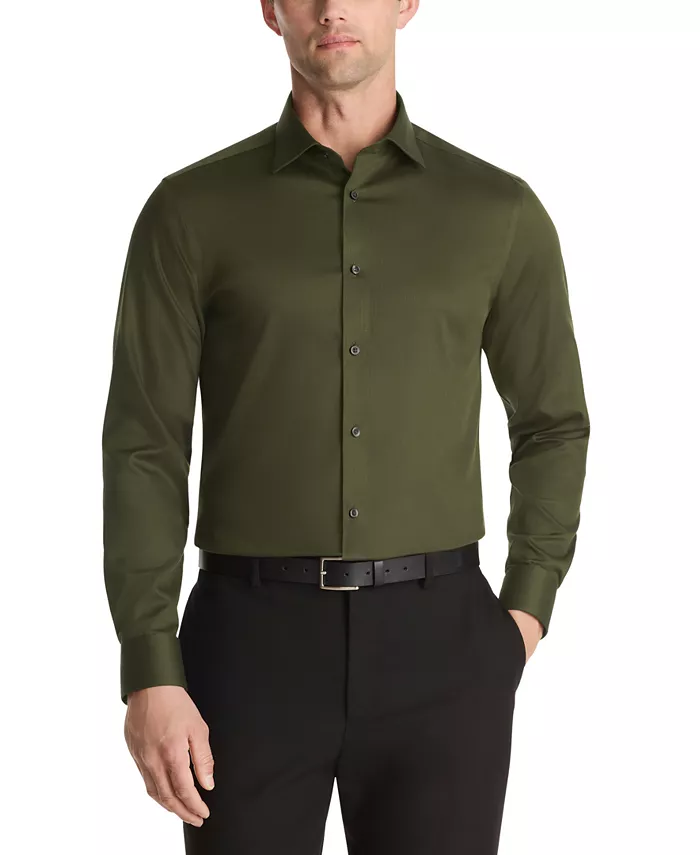 

Мужская рубашка Calvin Klein Steel Plus Slim Fit, зеленый