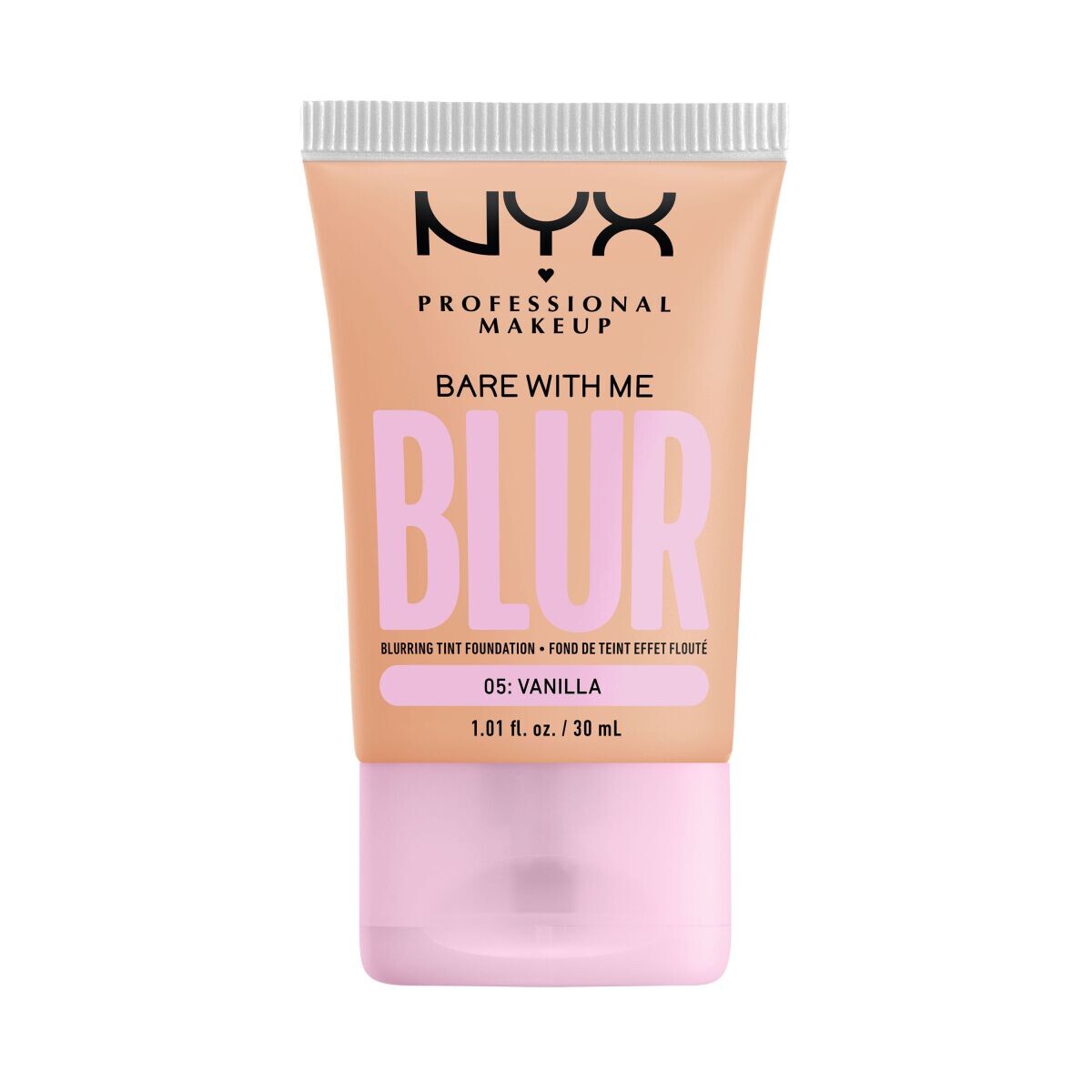

Тональный крем для лица ваниль Nyx Professional Makeup Bare With Me Blur Tint, 30 мл
