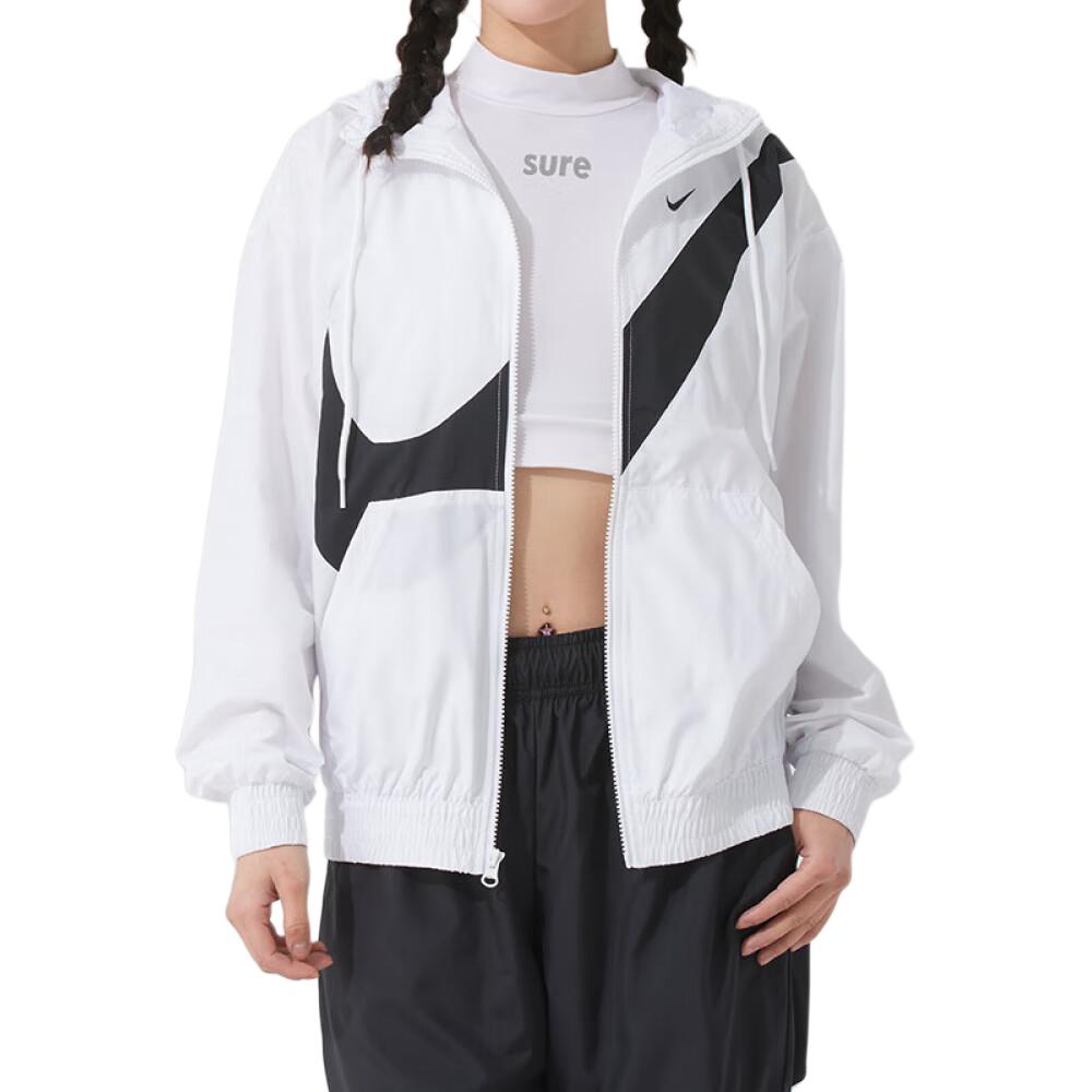 Nike Классическая спортивная куртка женская белая, White — фото 2