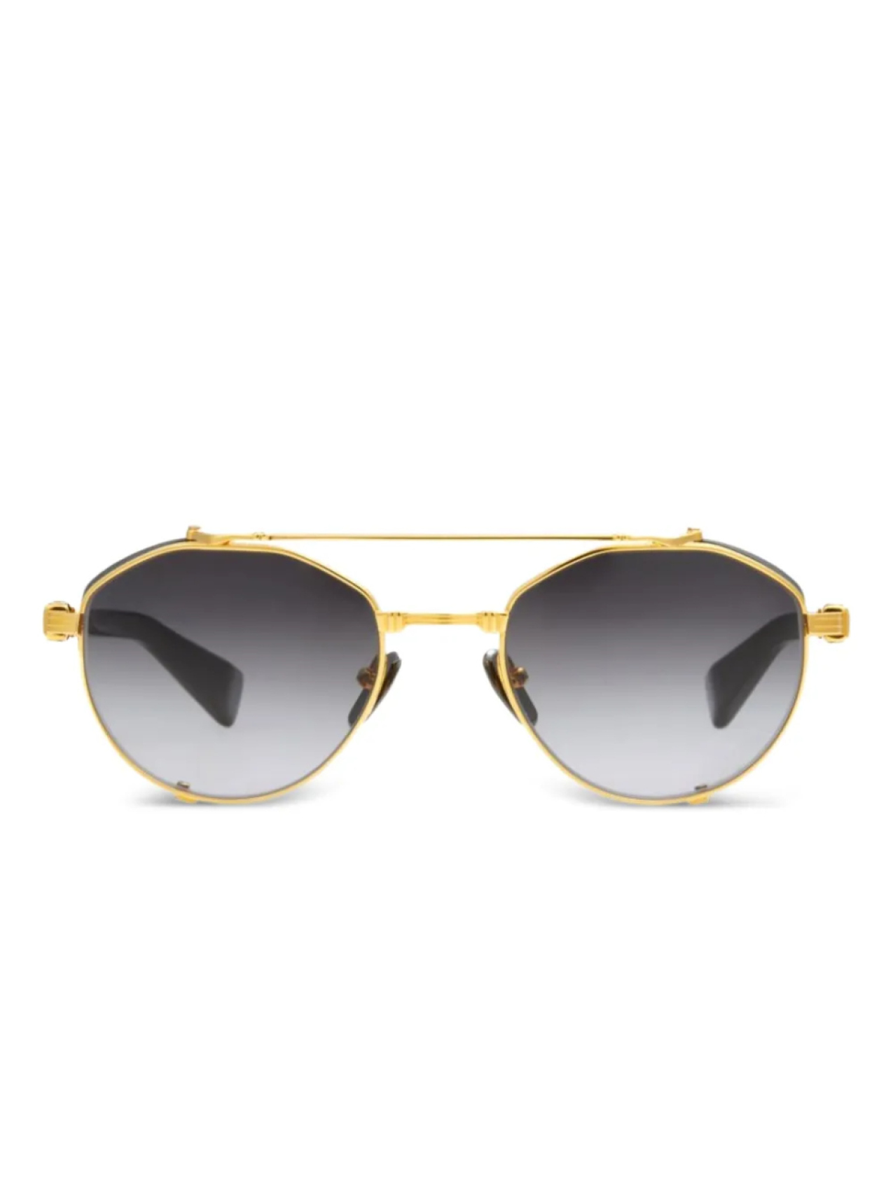 

Солнцезащитные очки в круглой оправе Balmain Eyewear, золотой