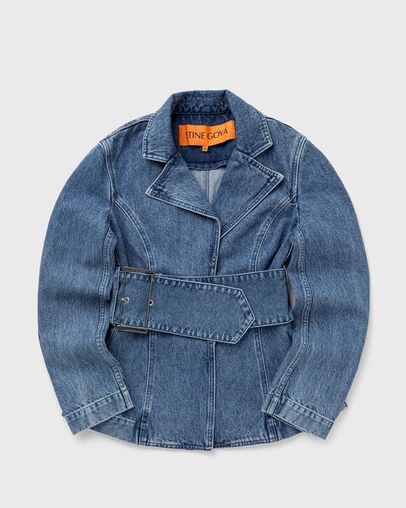 

Куртка Stine Goya Belted Tailored Jacket, цвет denim blue