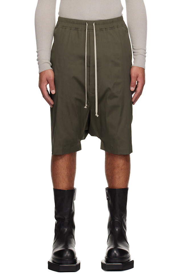 

Rick Owens Хаки конкордианы шорты Рика