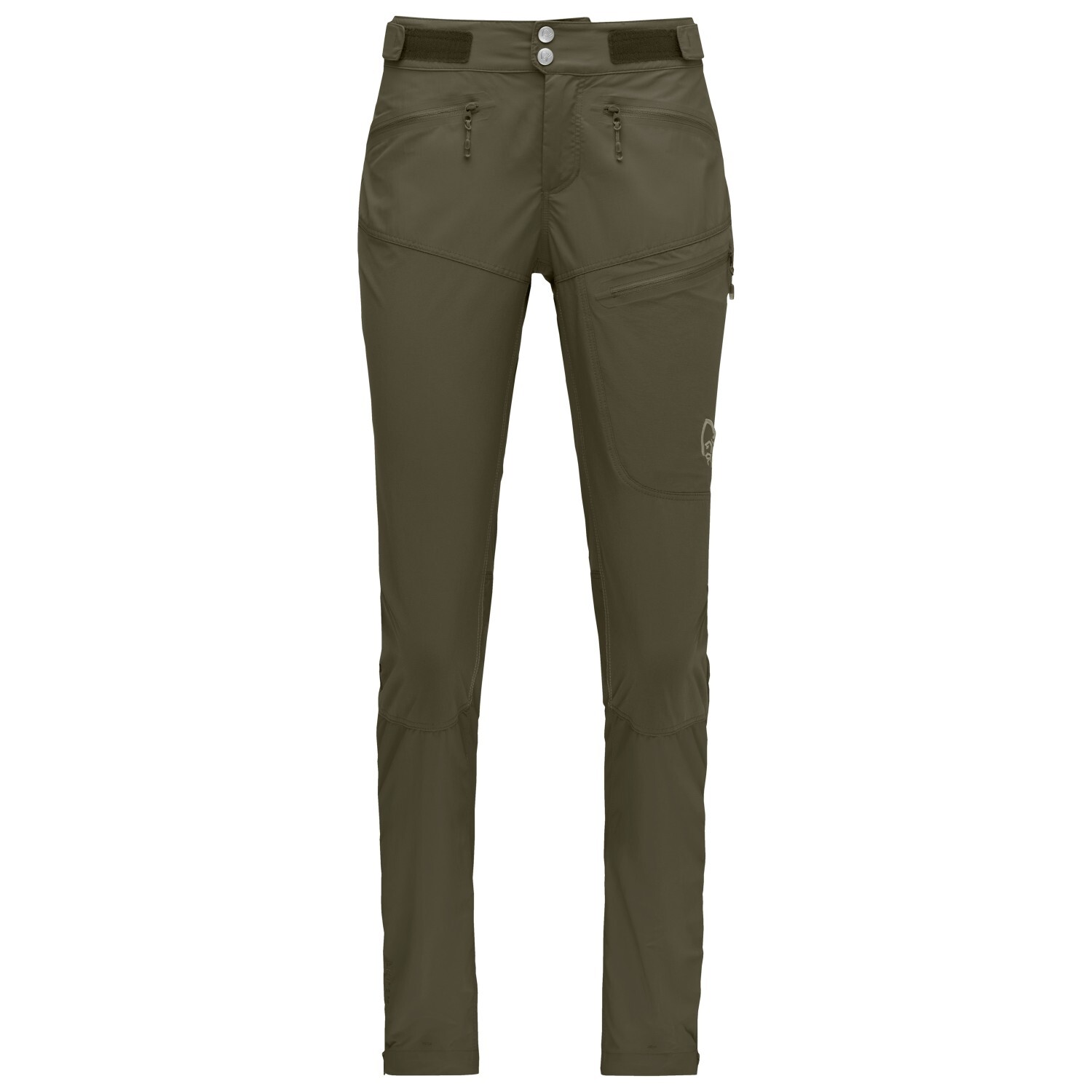 

Трекинговые брюки Norrøna Women's Femund Flex1 Lightweight, цвет Olive Night