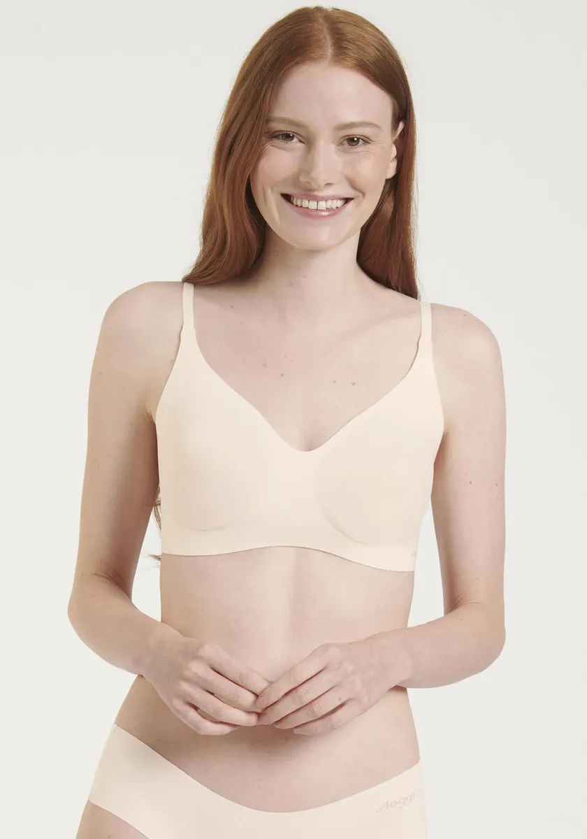 

Бюстье sloggi "ZERO Microfibre 2.0 Bralette", без косточек, со съемными подушечками, бежевый