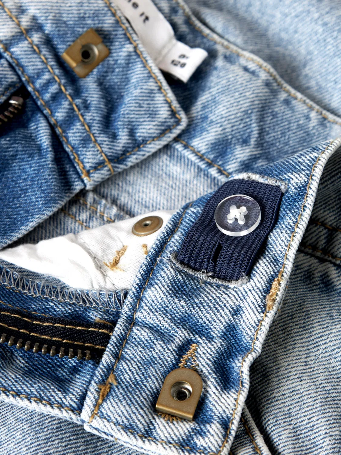 Джинсы Name It Regular Jeans Ryan светло-голубого цвета — фото 3