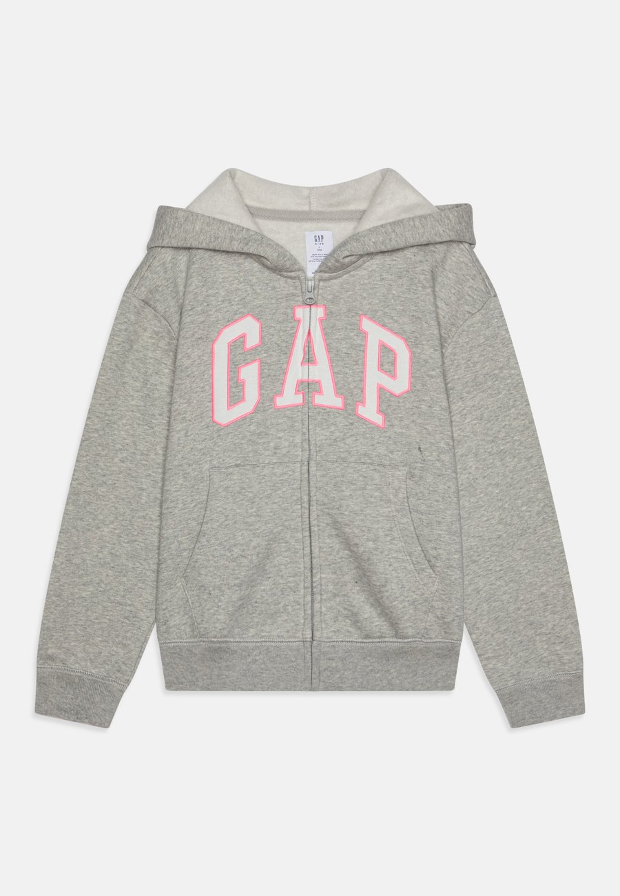 

Худи GAP KIDS RELAXED GAP LOGO ZIP HOODIE, Light Heather Grey/Mottled Light Grey