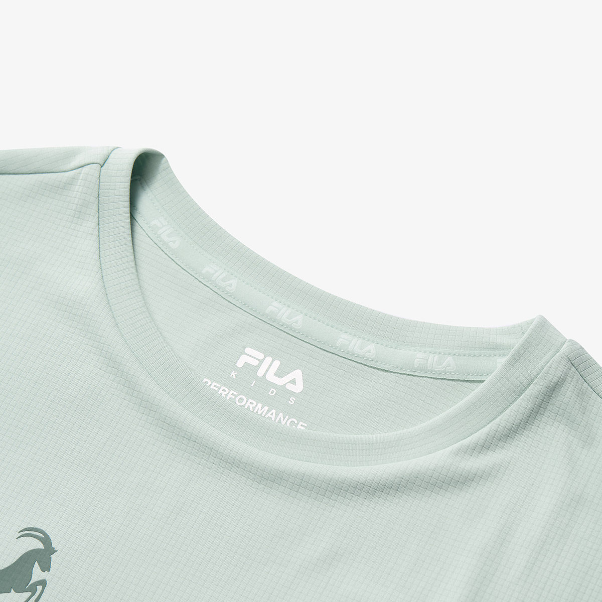 FILA KIDS Футболка harbor gray green для подростков — фото 4