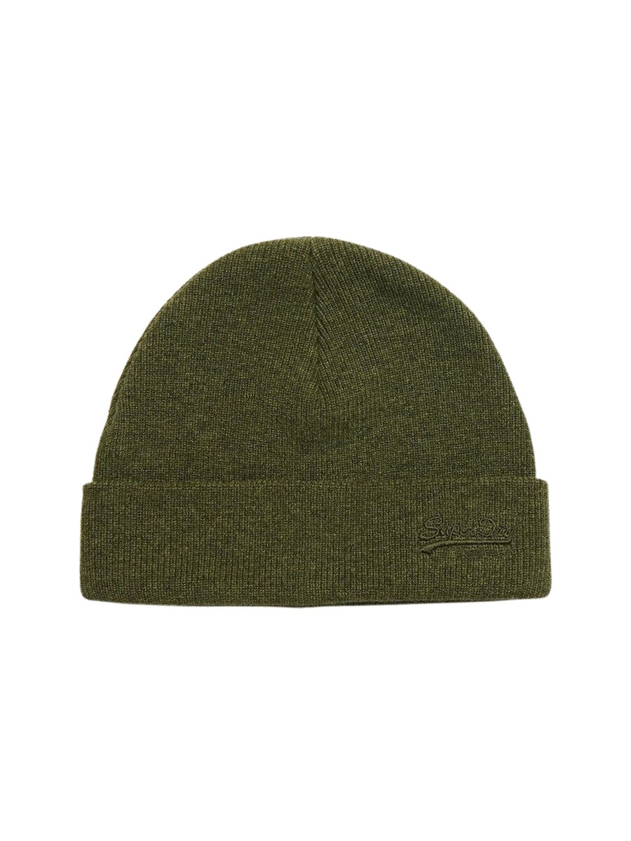 

Шапка Superdry Beanie, оливковый