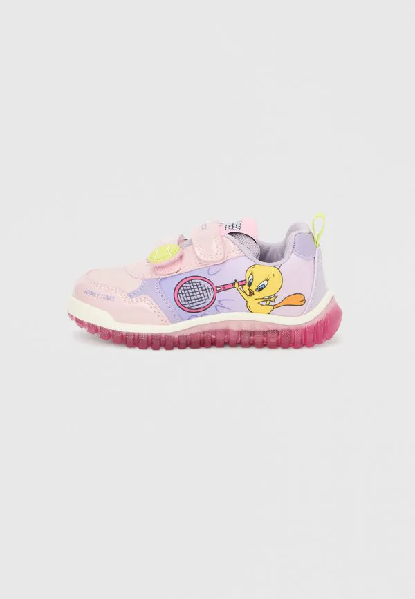 Кроссовки для девочек lightyloo из мультфильмов looney tunes Geox, Lilac