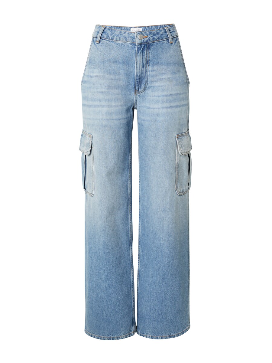 

Джинсы ABOUT YOU x Toni Garrn Wide leg Cargo Jeans Ella, синий деним