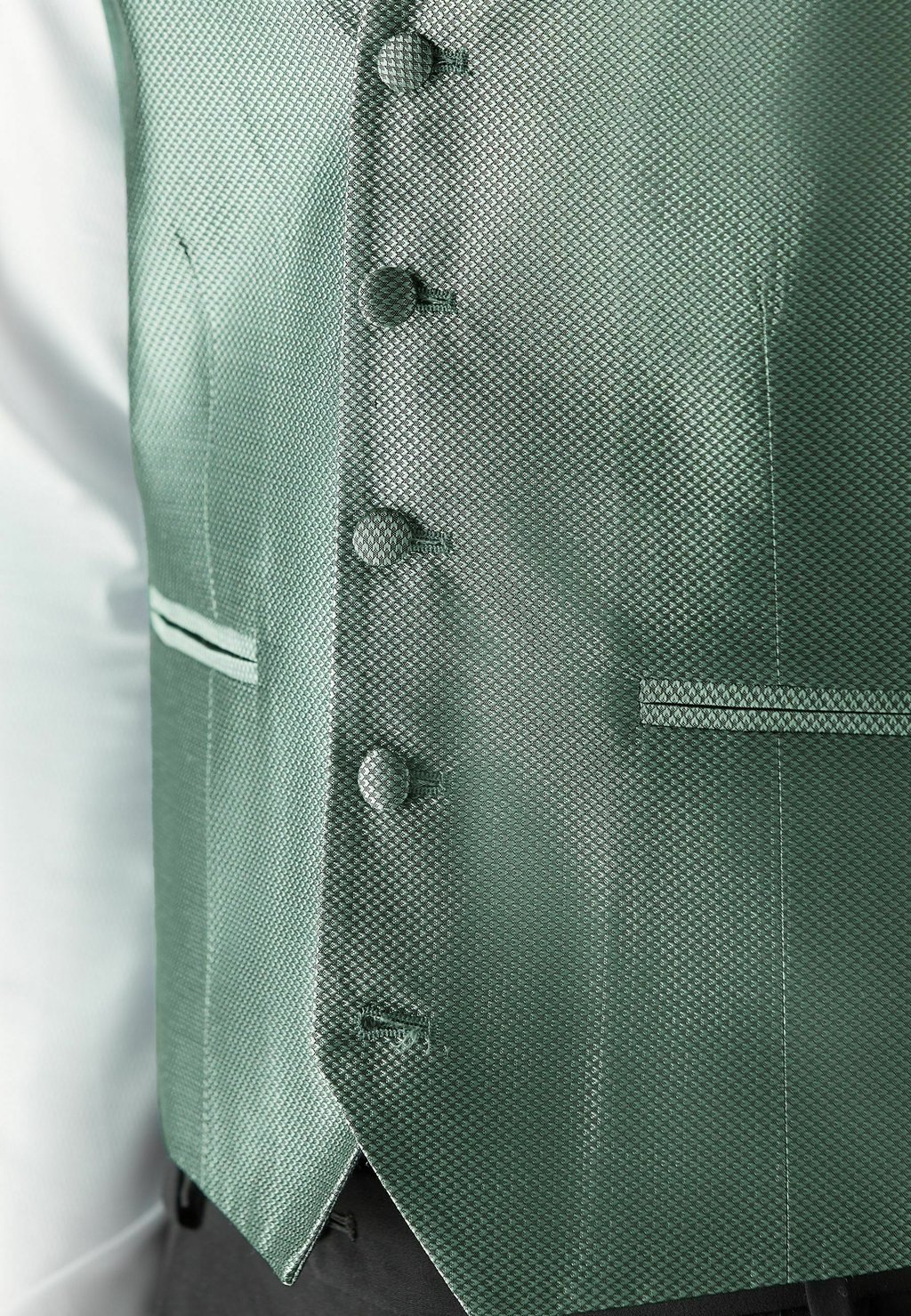 

Костюмный жилет TEXTURED-REGULAR FIT Next, зеленый