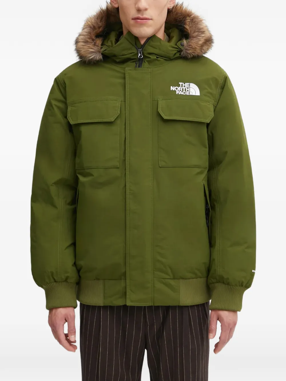 

Куртка McMurdo с капюшоном, отделанным искусственным мехом The North Face, зеленый
