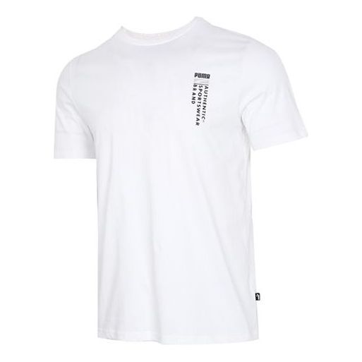 

Футболка casual graphic t-shirts 'white' Puma, белый