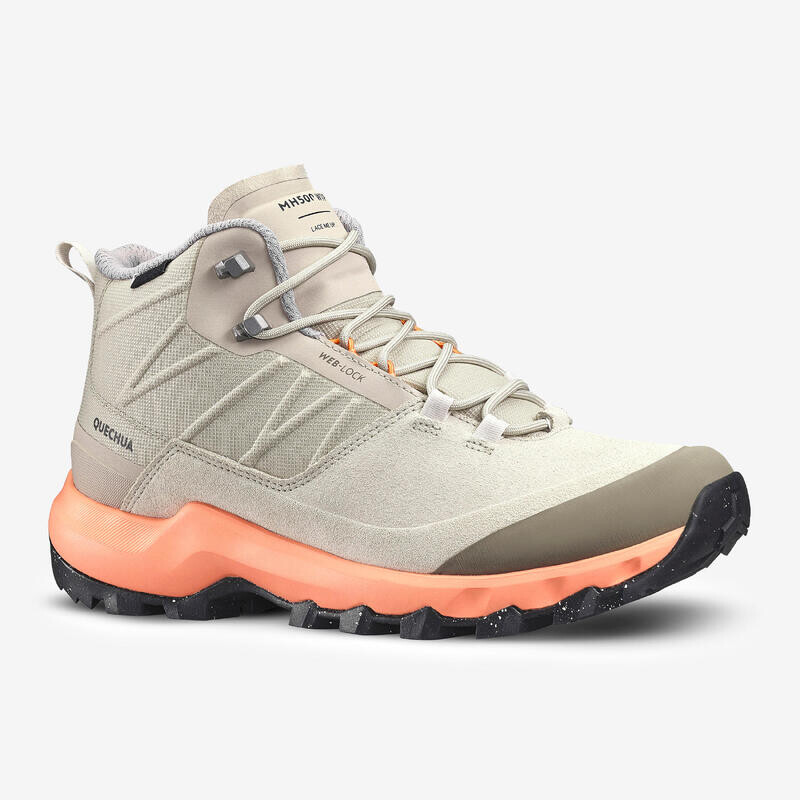 

Кроссовки Quechua, цвет mondbeige/pfirsichorange