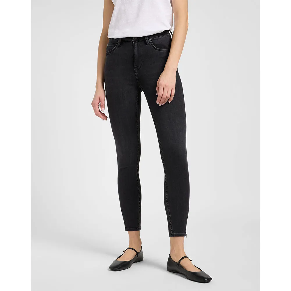 

Джинсы Lee Scarlett Zip high waist, черный