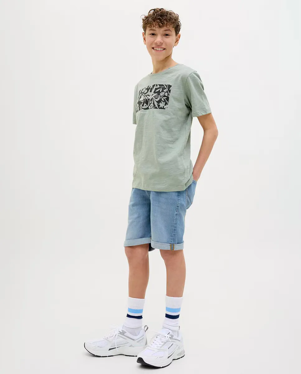 

Джинсовые шорты для мальчиков обычного кроя Jack & Jones, синий индиго