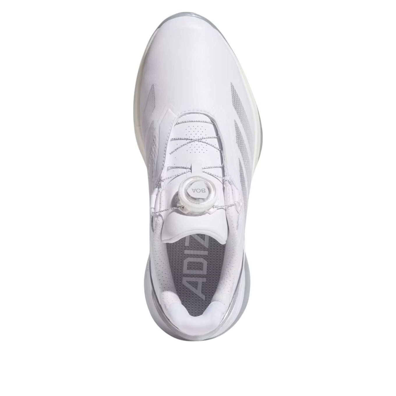 Кроссовки (WMNS) adidas Adizero ZG Low Cut Boa Spikeless Golf 'Cloud White Silver Metallic' — фото 2