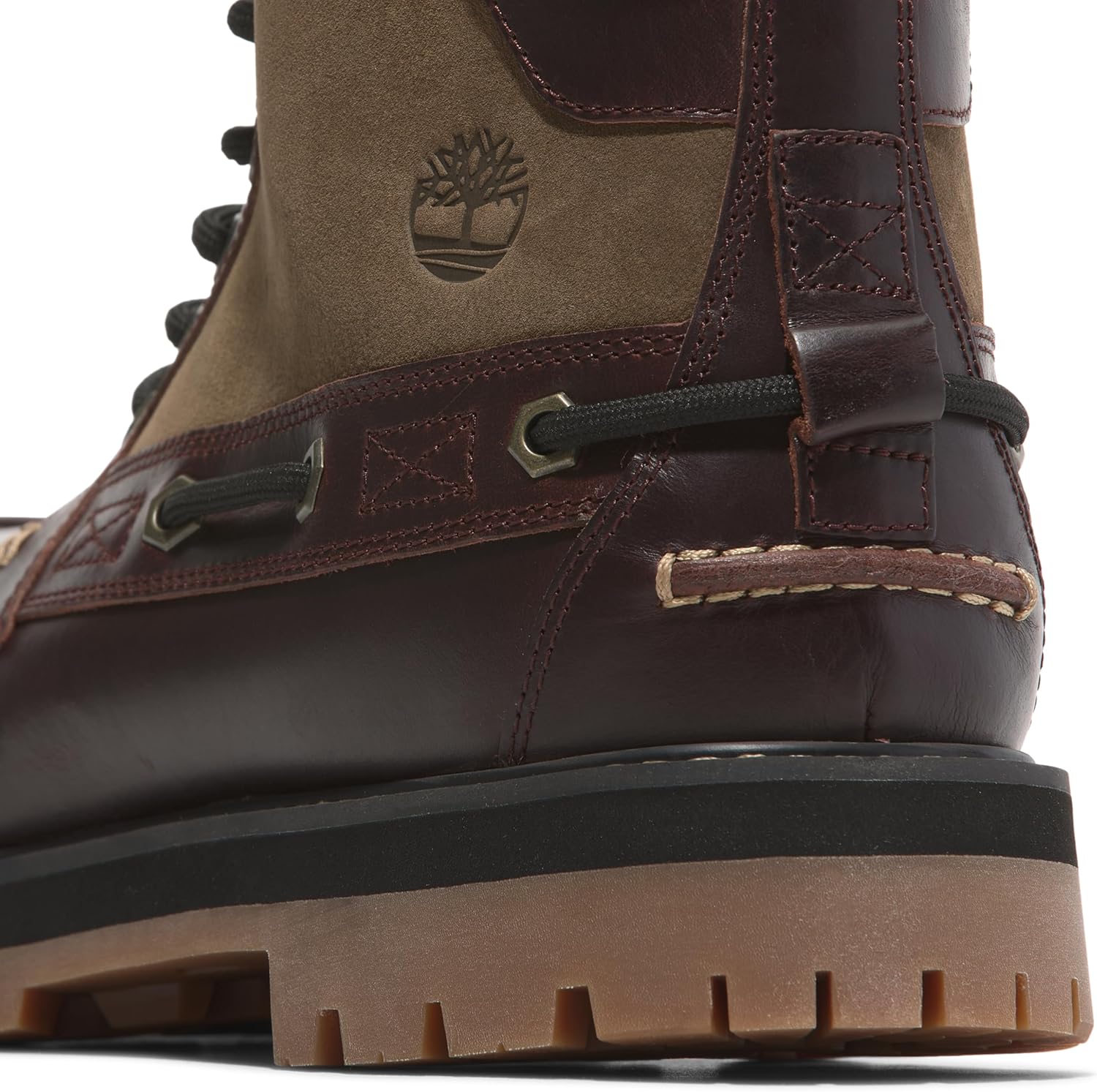 Timberland мужские ботинки Britton Road Waterproof, Burgundy Full-Grain — фото 2