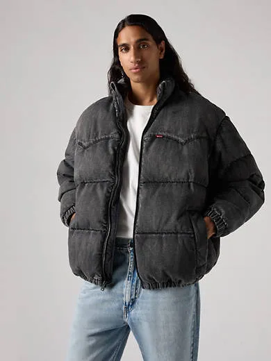 

Супер пуховик Levi's, цвет Eclipse Puffer - Dark Wash