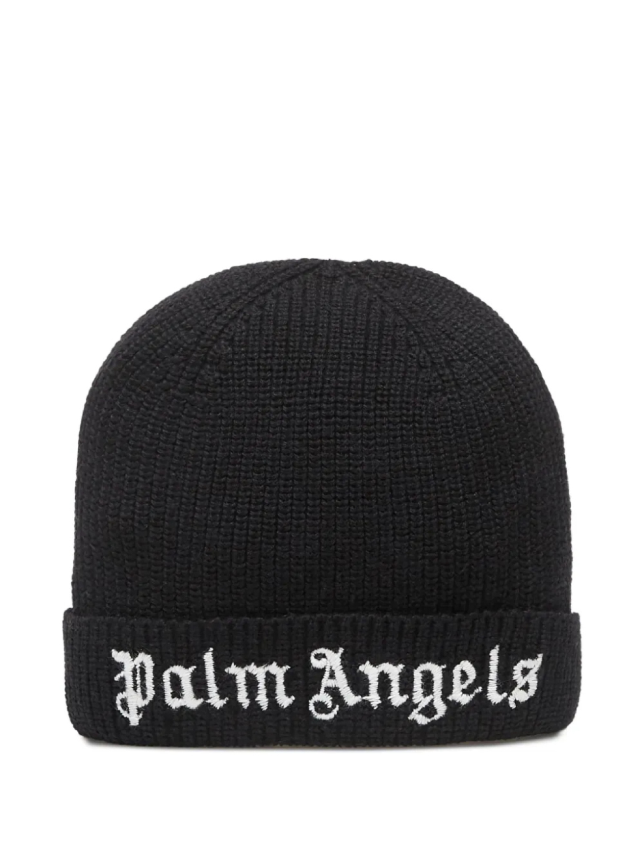 

Palm Angels Kids шапка бини с вышитым логотипом, черный