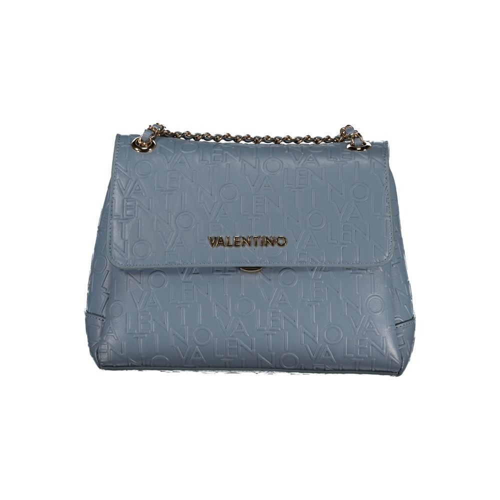 

Женская сумка из полиэтилена светло-синего цвета Valentino Bags