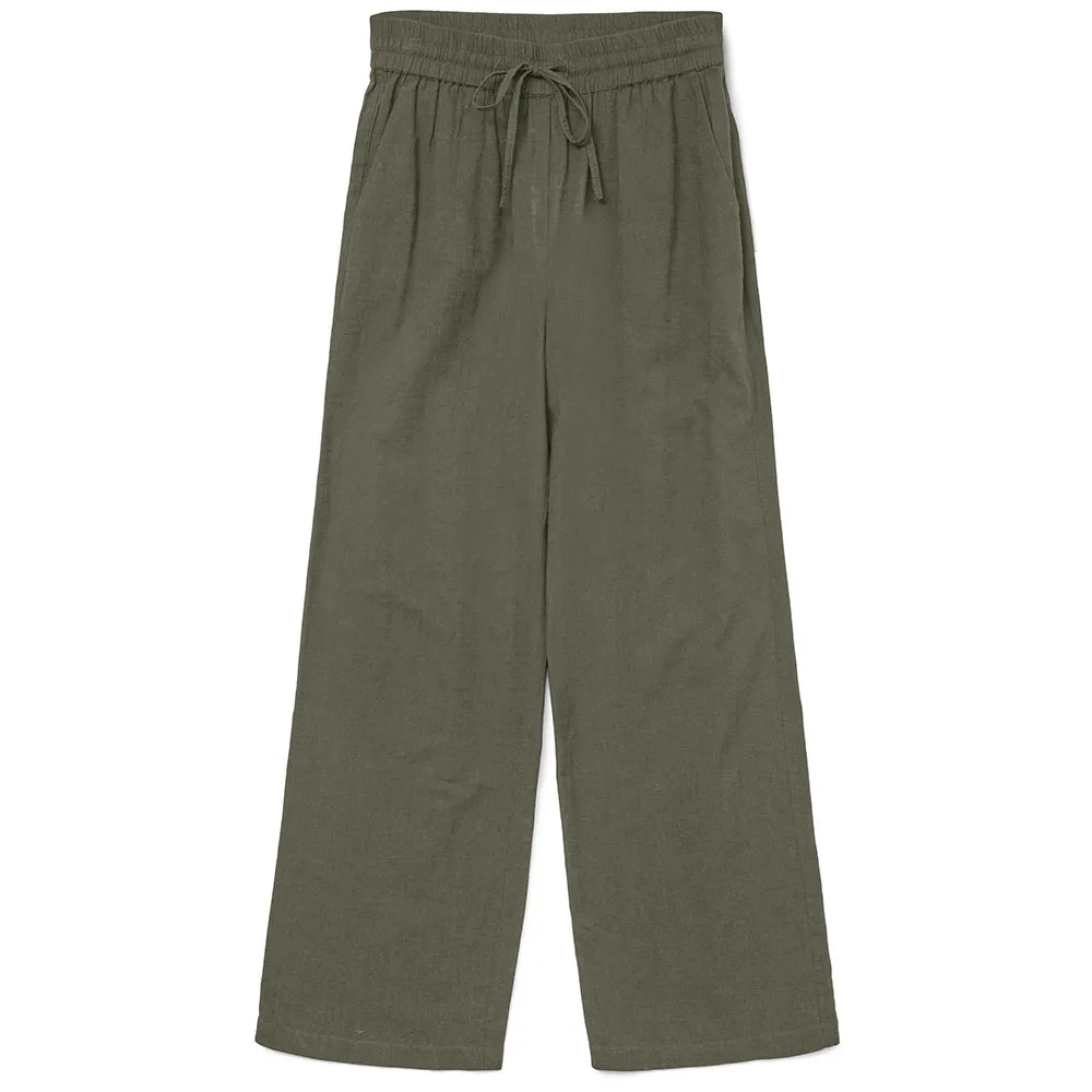 

Брюки Vero Moda Caia Wide Leg Fit, зеленый