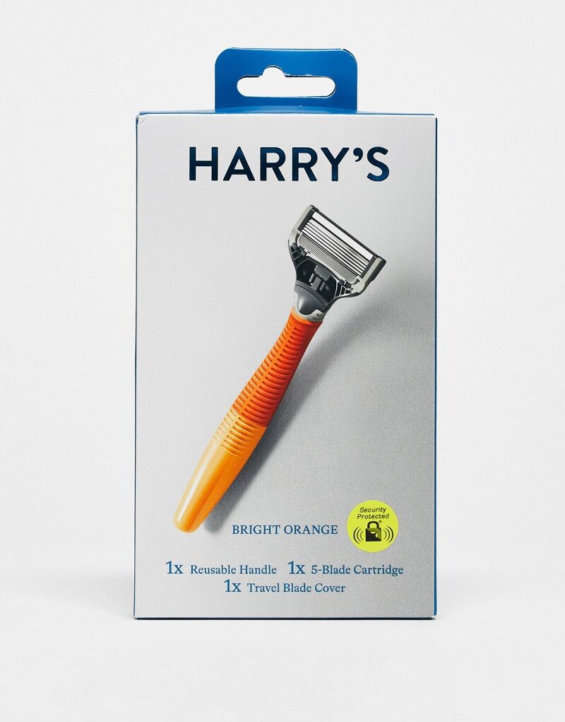 

Бритва Трумэна Гарри + лезвие ярко-оранжевого цвета HARRY'S, Bright orange