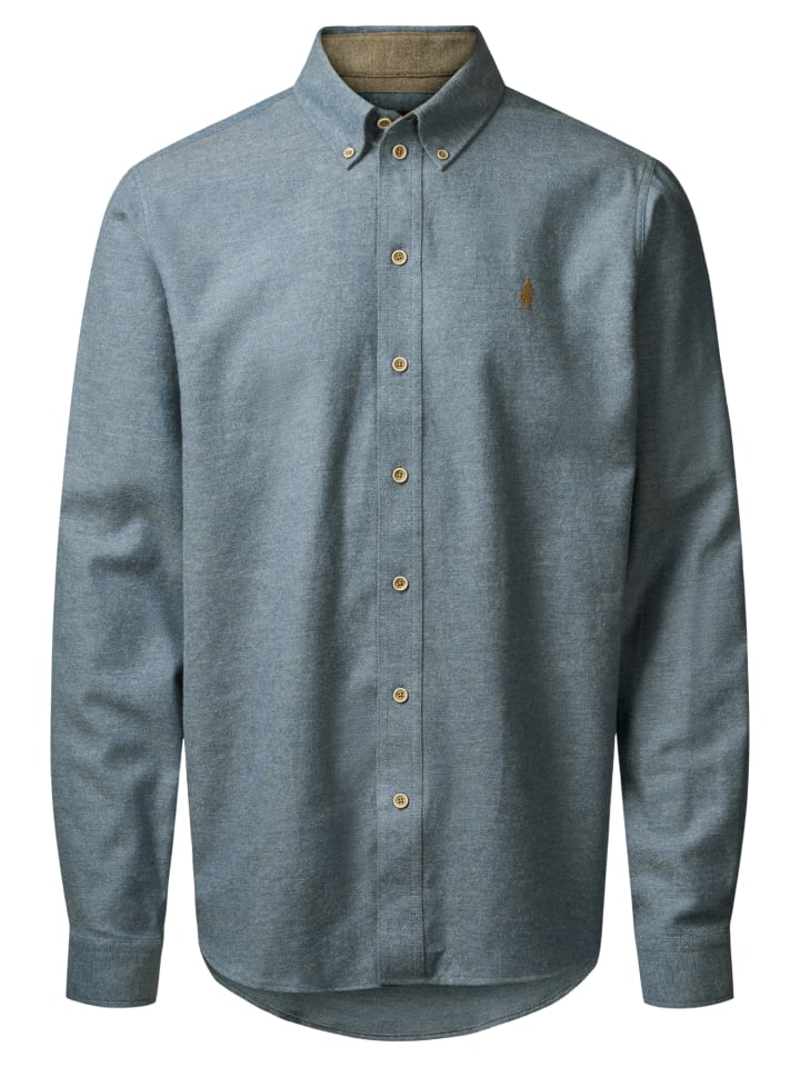 

Рубашка Генри в цвете Ensign Melange MCS